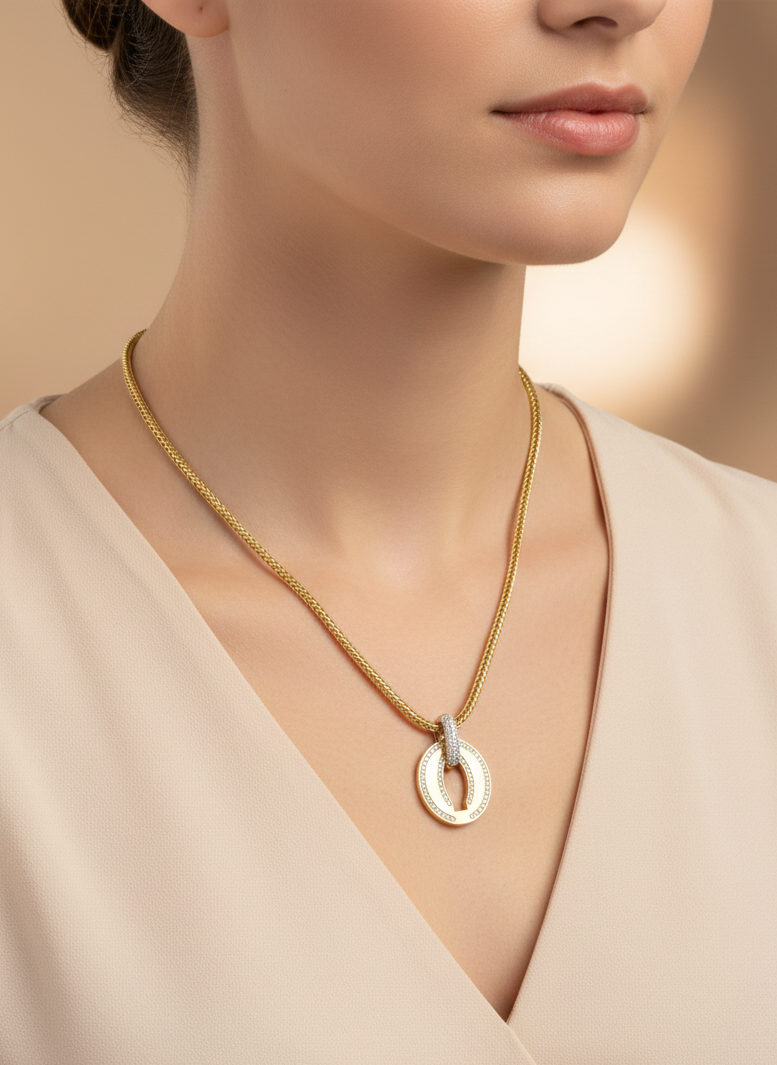 Eternal Aura Pendant Necklace