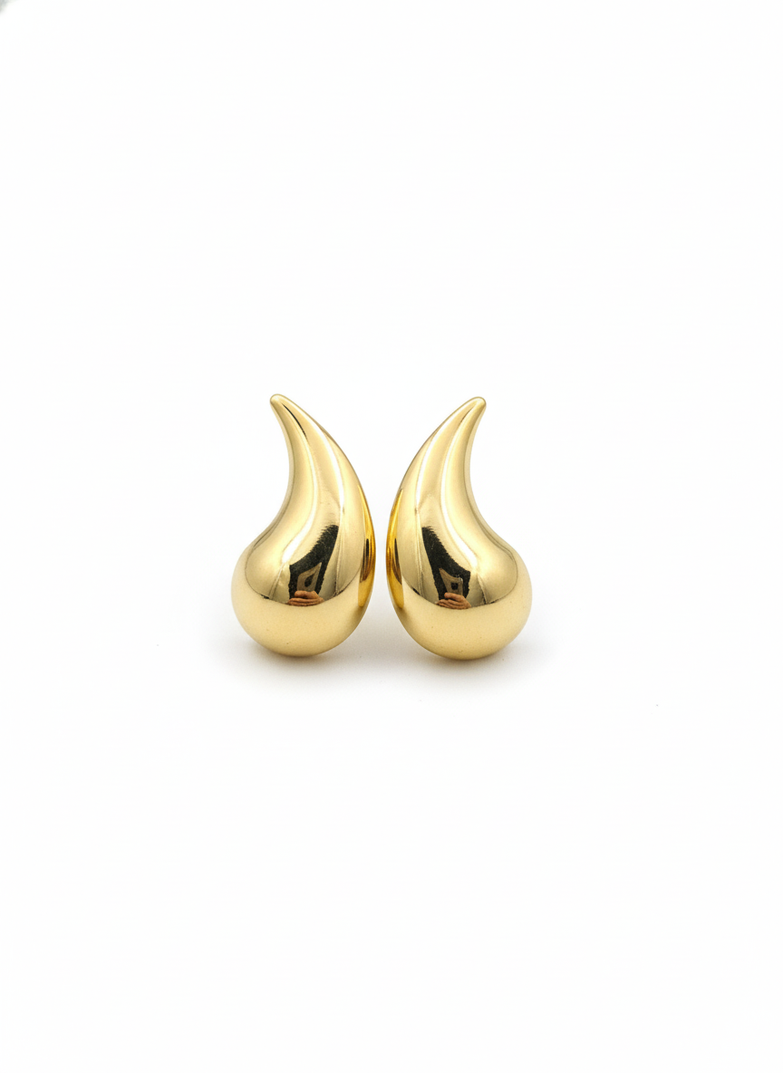 Molten Drop Statement Earrings