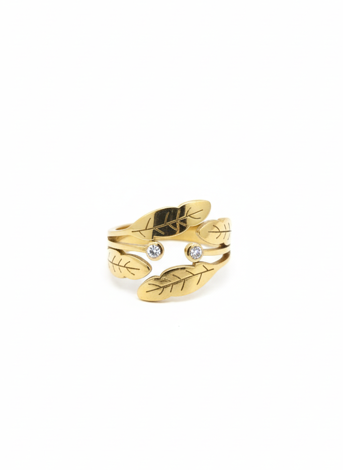 Leaf Whisper Ring