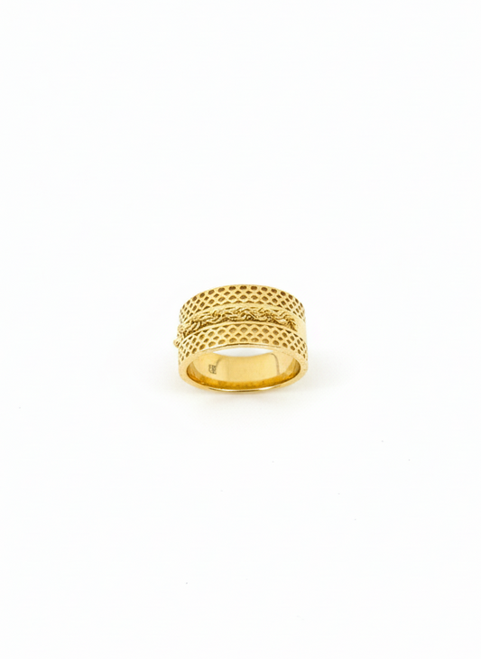 Textured Band Ring