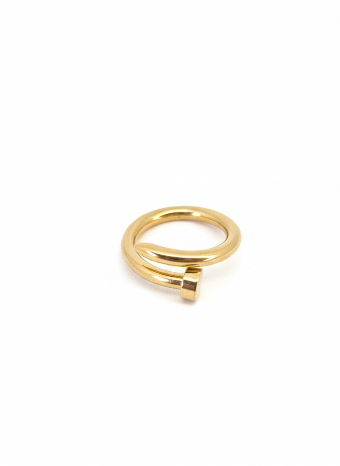 Golden Minimal Wrap Ring