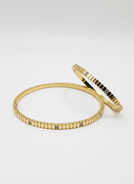 Crystal Link Bangle