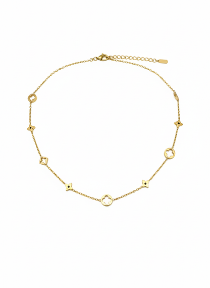 Luxe Clover Charm Necklace