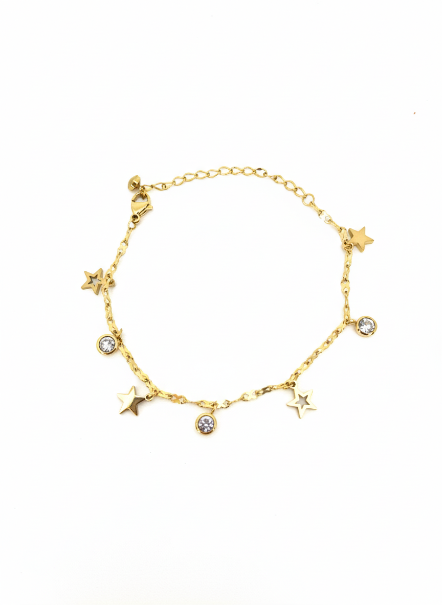 Starlit Charm Crystal Bracelet