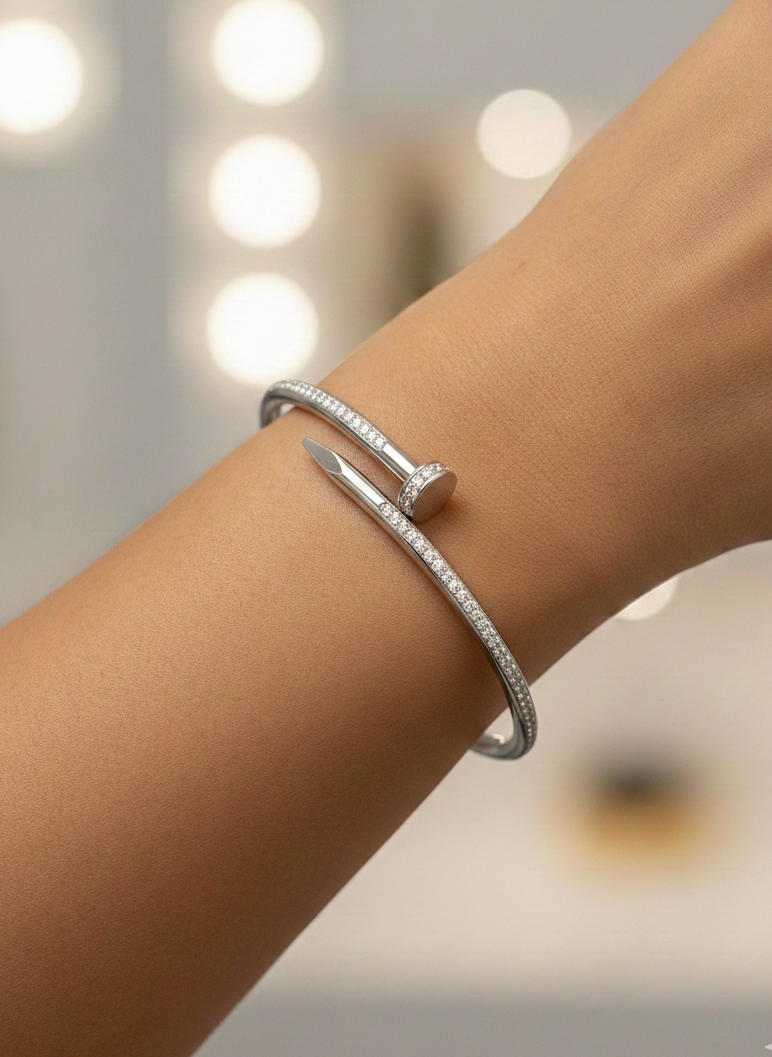 Luxe Pavé Nail Bangle