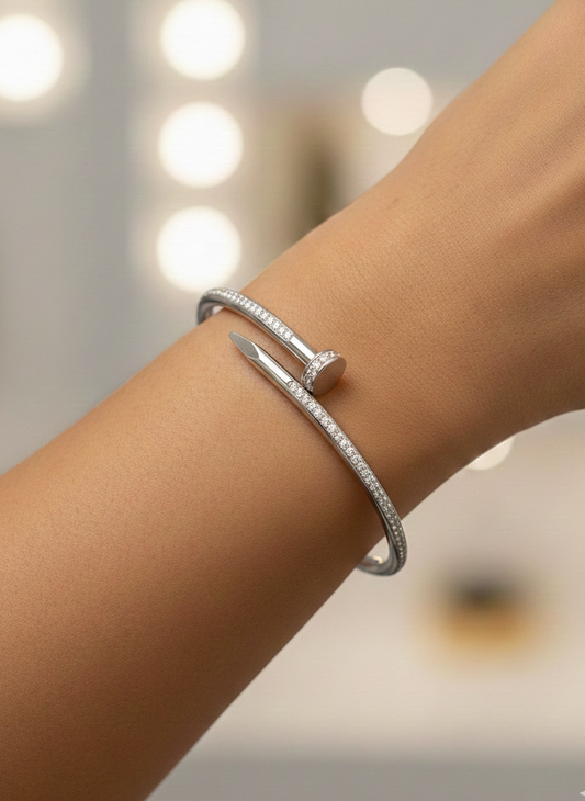 Luxe Pavé Nail Bangle