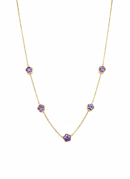 Dainty Coin Layering Choker