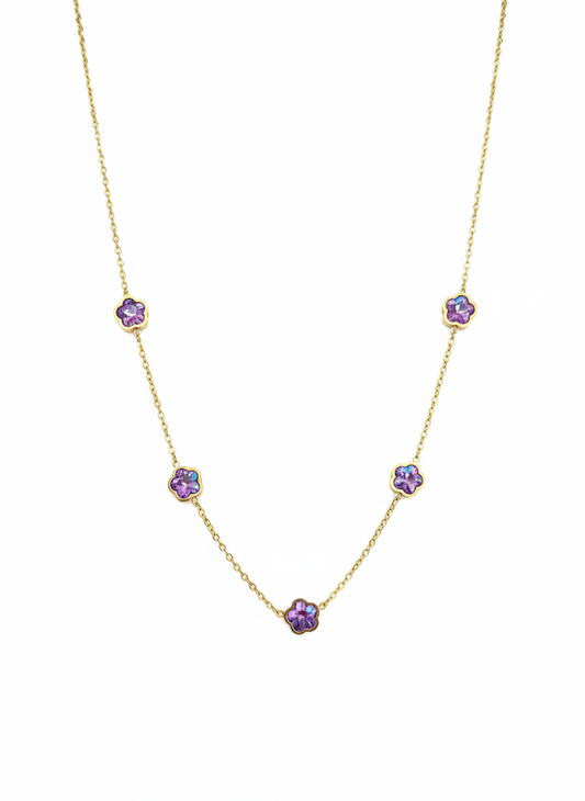 Dainty Coin Layering Choker