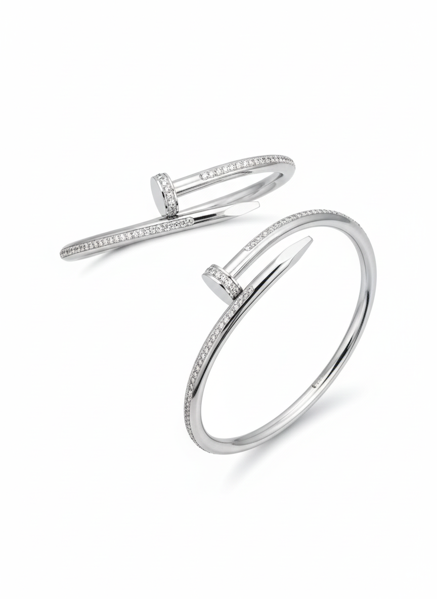 Luxe Pavé Nail Bangle