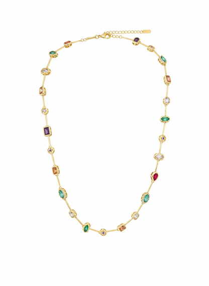Aurora Gemstone Statement Necklace