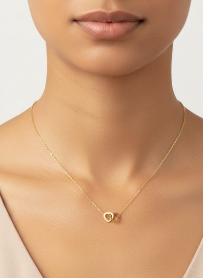 Linked Hearts Necklace