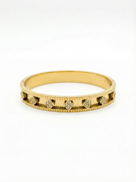 Floral Pattern Bangle