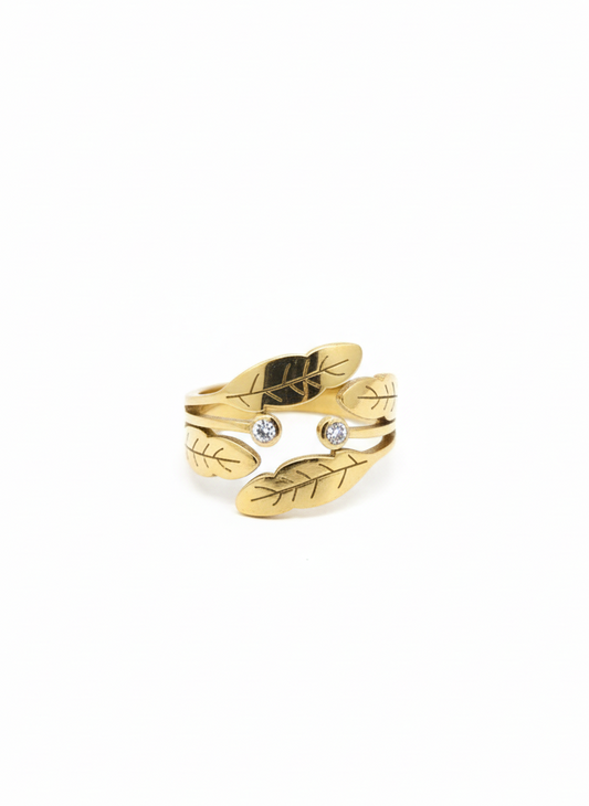 Leaf Whisper Ring