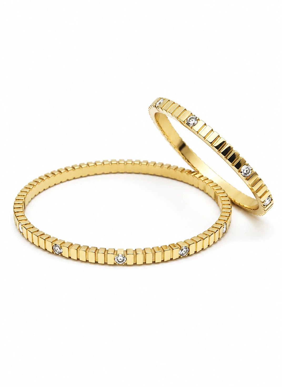 Crystal Link Bangle - ZIORF