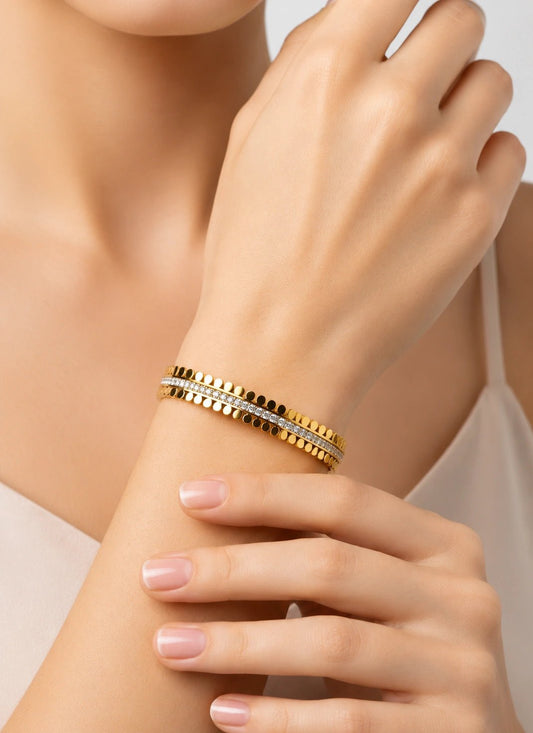 Crystal Ridge Bangle - ZIORF