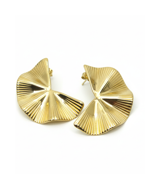 Art Deco Gold Statement Earrings