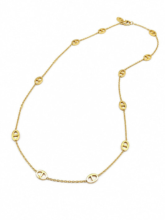 Eternal Oval Link Necklace - ZIORF