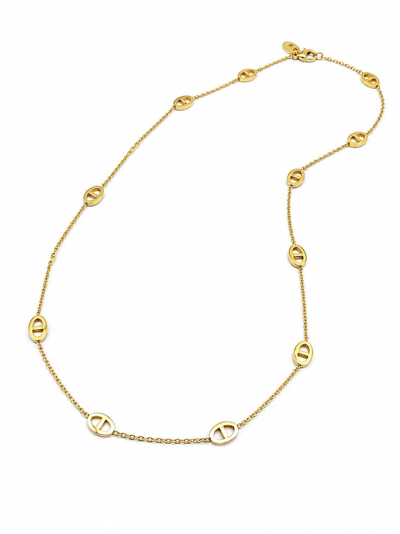 Eternal Oval Link Necklace - ZIORF