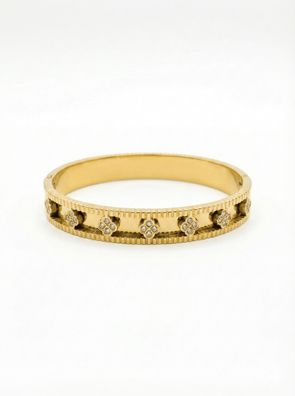 Floral Pattern Bangle - ZIORF