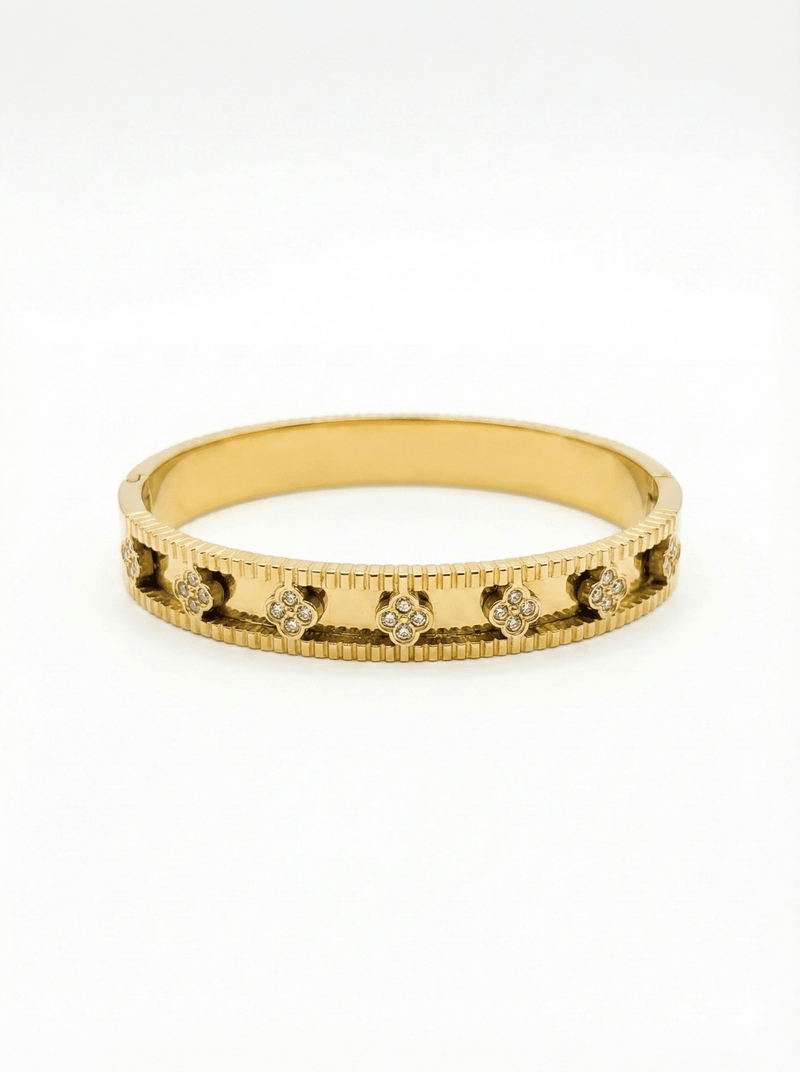 Floral Pattern Bangle - ZIORF