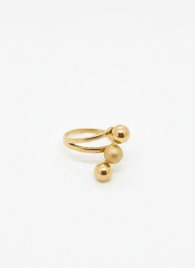 Golden Orbit Wrap Ring - ZIORF