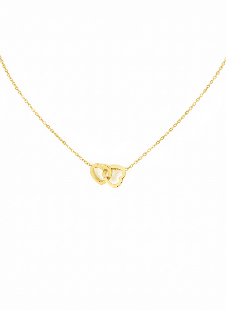 Linked Hearts Necklace - ZIORF