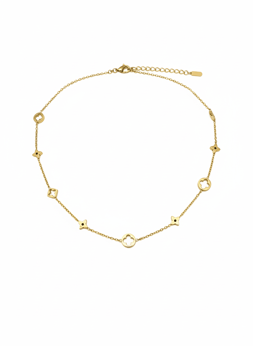 Luxe Clover Charm Necklace - ZIORF