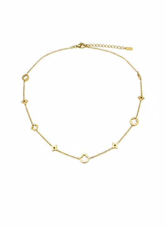 Luxe Clover Charm Necklace - ZIORF