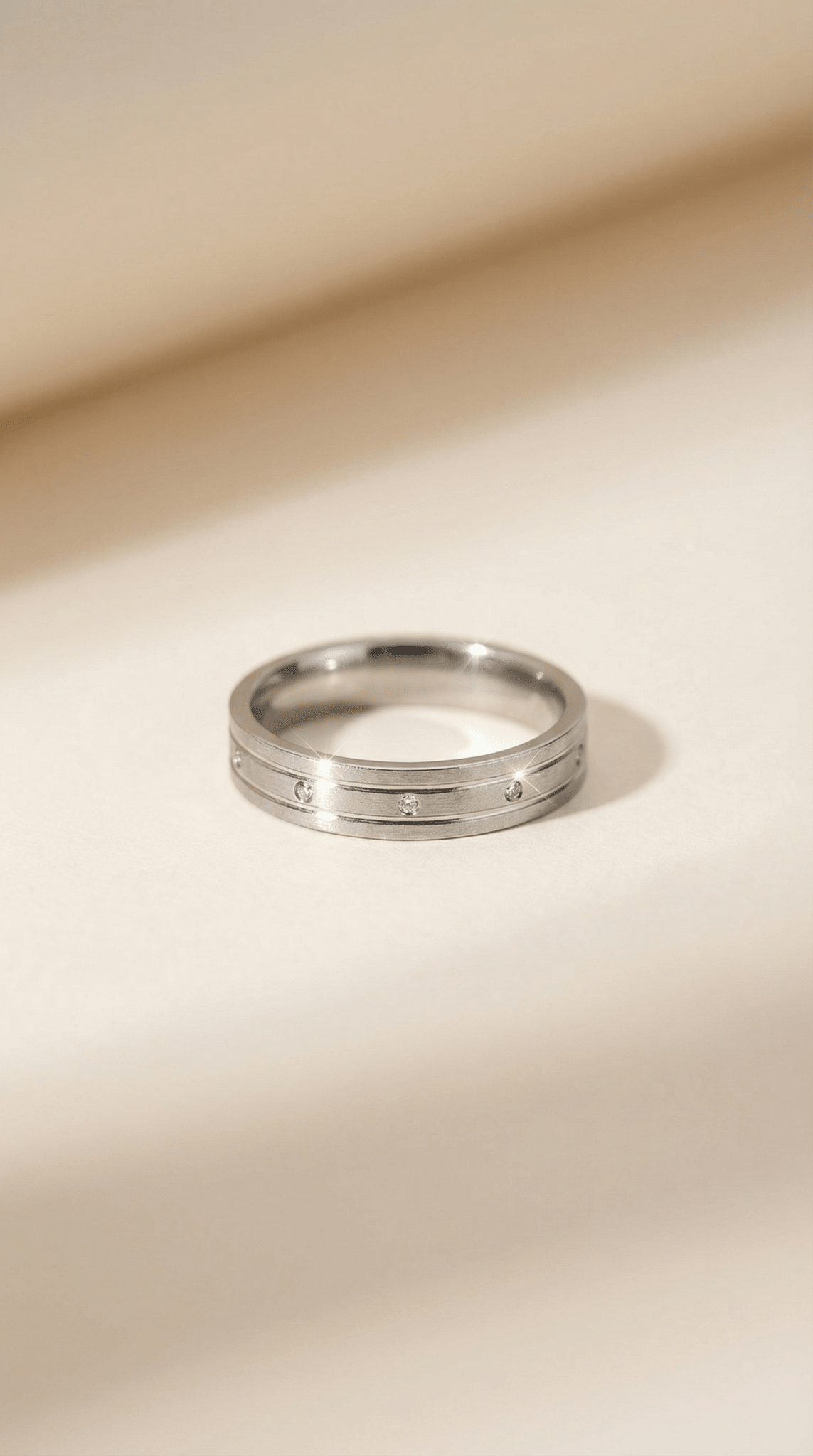 Silver Duo Crystal Band - ZIORF