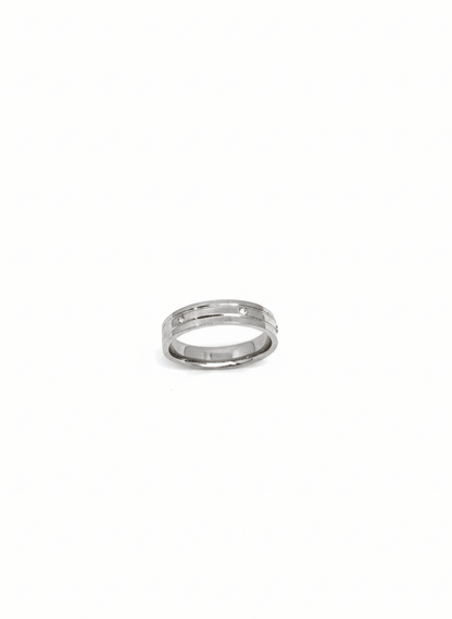 Silver Duo Crystal Band - ZIORF