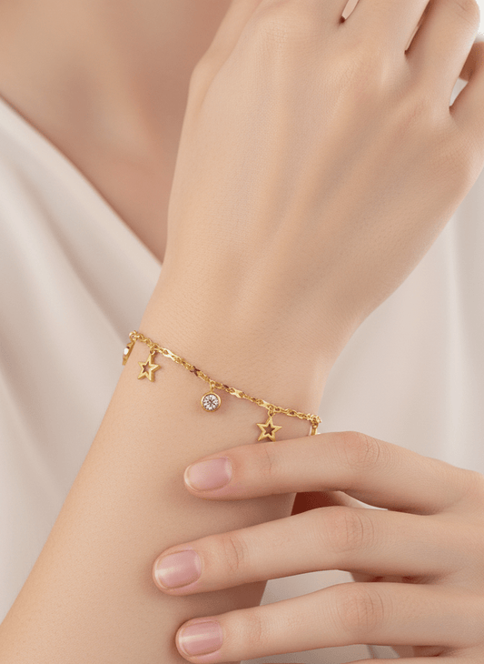 Starlit Charm Crystal Bracelet - ZIORF