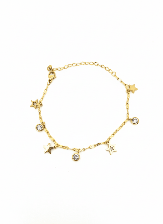 Starlit Charm Crystal Bracelet - ZIORF