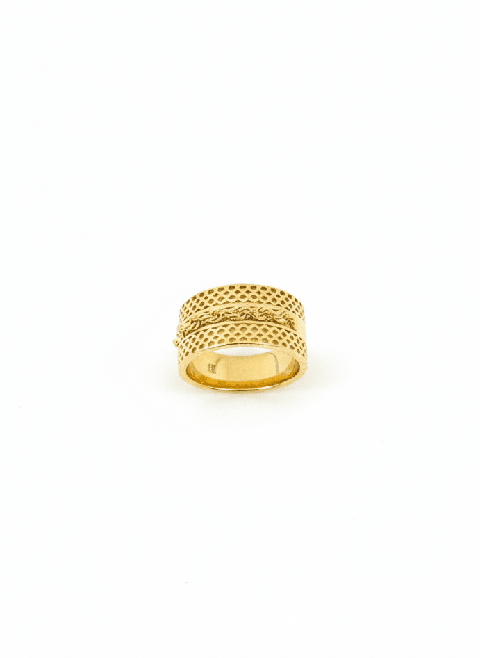 Textured Band Ring - ZIORF