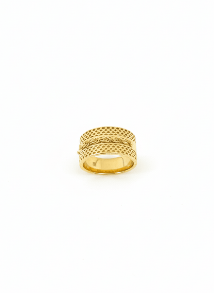 Textured Band Ring - ZIORF